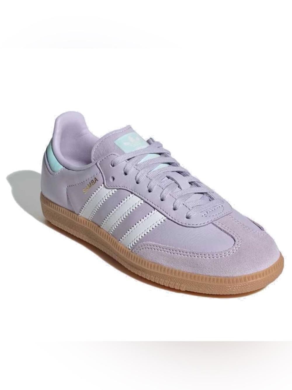 adidas Samba OG 'Silver Dawn White Aqua' - Picture 3 of 8